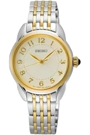 Seiko Damski analogowy zegarek kwarcowy z bransoletką ze stali nierdzewnej SUR562P1