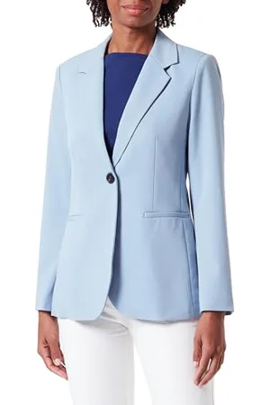 Kaffe Damski marynarka single breasted Notch Lapel regularne dopasowanie rzucone kieszenie, , 42