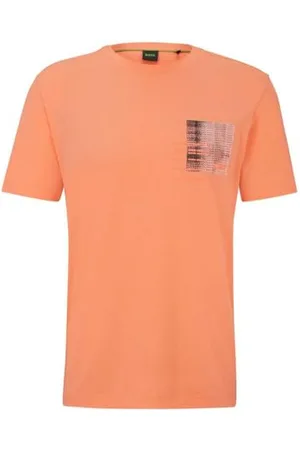 HUGO BOSS Koszulka męska, Otwórz Red649, M