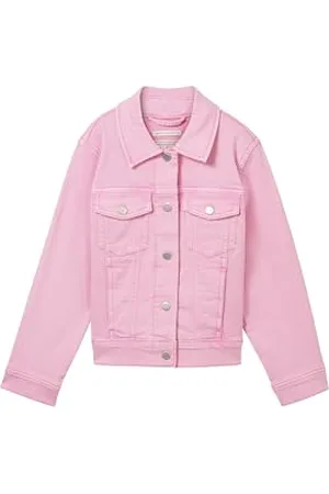 TOM TAILOR Dziewczęca 1041275 kurtka dżinsowa, 35247-Fresh Summertime Pink, 92/98, , 92/98 cm