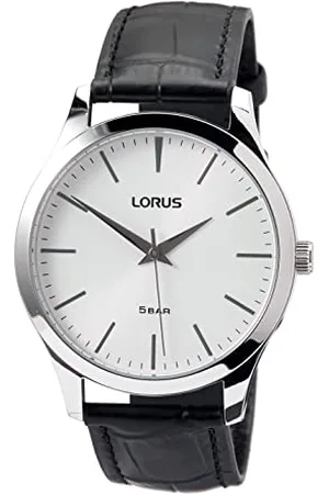 Lorus Seiko Męski analogowy zegarek kwarcowy ze skórzanym paskiem RRX73HX9