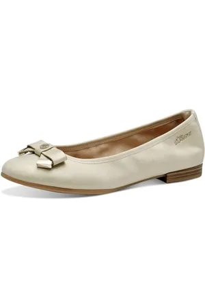 QS by s.Oliver Damskie baleriny 5-22102-42, szampańskie, 37 EU, , 37 eu