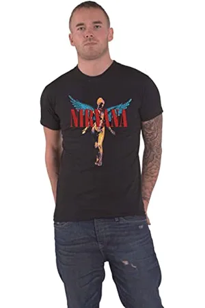 Nirvana T-Shirt # L Unisex Black # Angelic