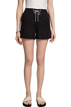ESPRIT Edc by Szorty pull-on ze ściągaczem na wysokości talii, , 32