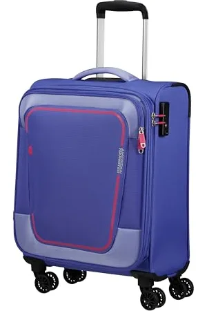 American Tourister American Tourist Pulsonic - Spinner S, rozszerzony bagaż podręczny, 55 cm, 40,5/43,5 L, fioletowy (miękki lilia)