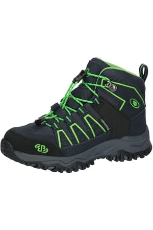 BRUTTING Mount Pinos High Kids buty trekkingowe, granatowe/lemon, 37 EU, , 37 eu