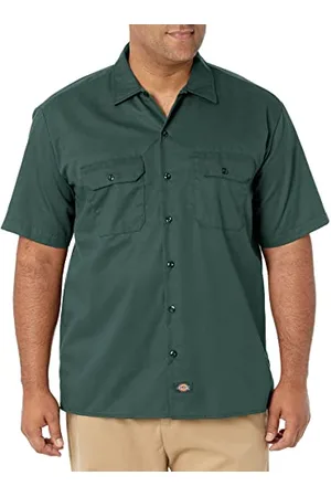 Dickies CHEROKEE Męska koszula robocza z krótkim rękawem i guzikami, , XXL