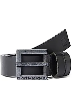 G-Star Gistaró męski skórzany pasek, New Duko, skórzany pasek CUBA/ciemny czarny, 70 cm, Kuba skóra/ciemnoczarna, 70cm