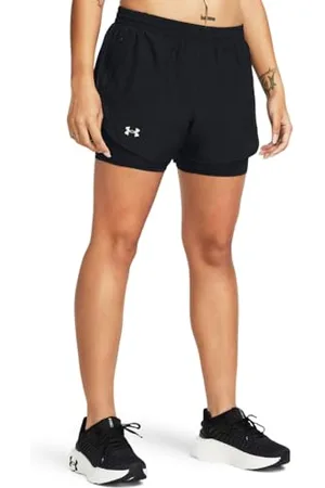 Under Armour UA tkane szorty Wdmk, czerwone przesilenie/czarne, LG, czarny/czarny/odblaskowy, 3XL