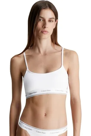 Calvin Klein Damski Bralette-Rp, Pvh Classic Biały, L, , L