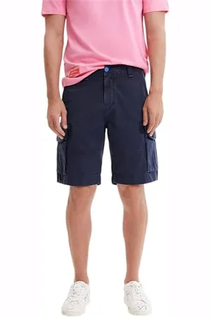 Desigual Męskie spodnie TS_Daniele 5000 Navy Casual Pants, niebieskie, 30, , 30