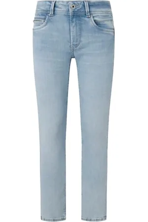 Pepe Jeans Damskie dżinsy Slim Lw, niebieskie (Denim-XW4), 33W / 32L, , 33W / 32L