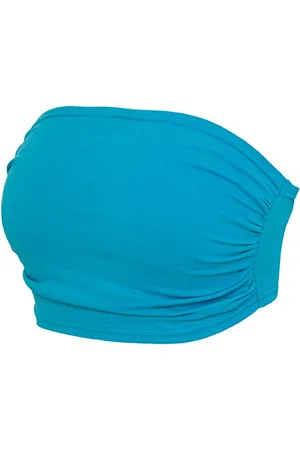 Urban classics Damski top Bandeau, dostępny w wielu różnych kolorach, rozmiary XS - XL, turkusowy, XS