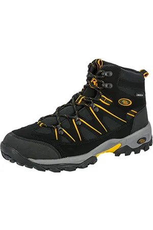 BRUTTING Mount Hunter High Męskie Buty trekkingowe i turystyczne, czarny/żółty, 47 EU
