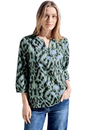 CECIL Damska bluzka TOS Printed Light Cotton Blous, , XS