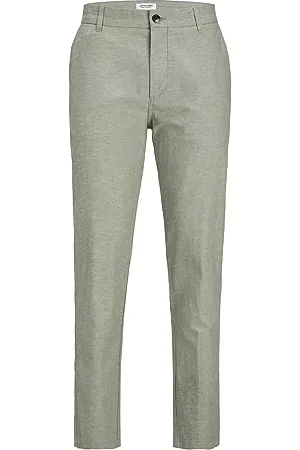 JACK & JONES Jpstace Jjsummer Linen Blend Pant Sn spodnie męskie, , 30W / 30L