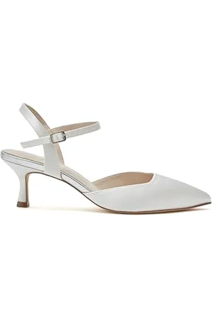 Rainbow Club Lottie Kitten Heel Ivory Satin Buty ślubne, 4, , 37 EU