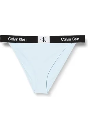 Calvin Klein Damskie bikini z wysokim stanem KW0KW02259 Pływanie, Niebieski Pamiątka, M, , M