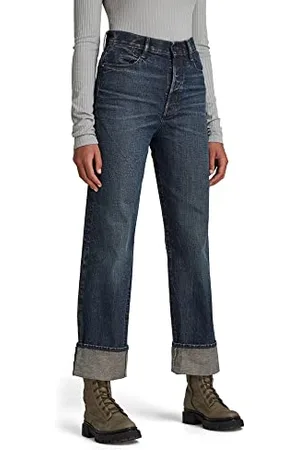 G-Star RAW Tedie Ultra High Waist Straight Jeans damskie, , 28W x 34L