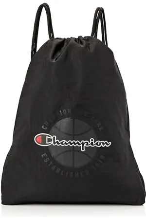 Champion Torby lifestyle Modern Basket-805952 Heavy Crinkle Nylon, torba na siłownię Uniseks dla dorosłych, czarna (KK001), jeden rozmiar, , Taglia unica