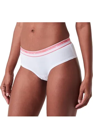 Emporio Armani Damskie bezczelne spodnie hipsterskie majtki, białe, XL, , XL