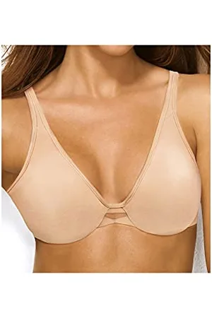 Maidenform Lilyette by Bali damski biustonosz Plunge Into Comfort Keyhole Minimizer LY0904, Szampański, 90C