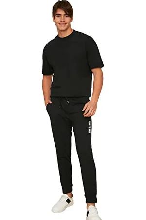 Trendyol Męskie spodnie treningowe ze średnim stanem Straight Leg Slim Fit, , M