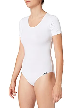 Skiny Damskie body damskie Kurzarm z bawełny modelujące body, , 38