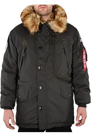 Alpha Industries Kurtka polarowa, czarna, oliwkowa, XXL, , XXL