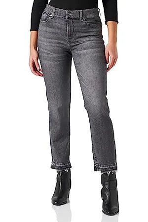 7 for all Mankind Damskie dżinsy The Straight Crop Soho Grey, , 27