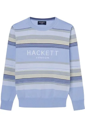 Hackett Dzianina chłopięca w paski, niebieska (Multi Blue), 3 lata, , 3 lat