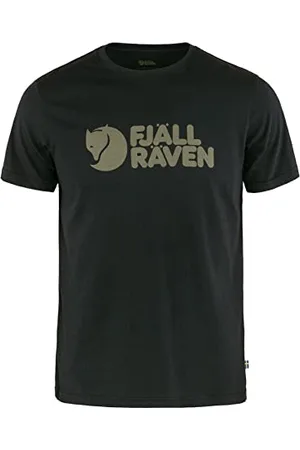 Fjällräven Fjallraven Męska koszulka z logo M, czarna, M