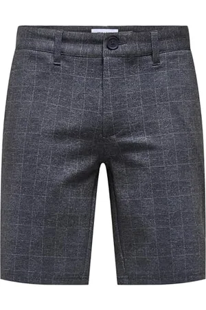 Only & Sons ONSMARK 0209 Check Shorts NOOS, , XS