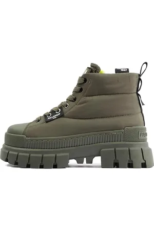 Palladium Revolt Boot OVERCUSH, Trampki damskie, Oliwkowa noc, 38 EU, , 38 EU