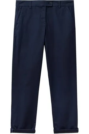 Benetton Spodnie damskie 4gd7df007, niebieskie niebieskie 016, 34, , 34