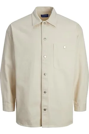 JACK & JONES JORSANTORINI Denim Overshirt LS, , M