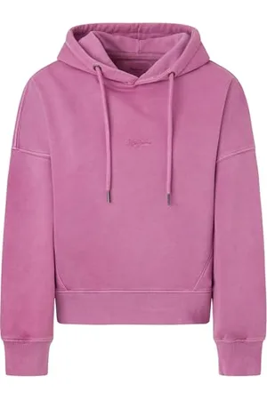Pepe Jeans Damska bluza z kapturem Lynette, różowa (różowo-różowa), XS, , XS