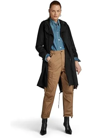G-Star RAW Fluid Fishtail Hooded parka z kapturem, , L
