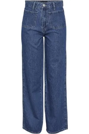 Pieces® PCSKY HW Pocket Wide Jeans, , S