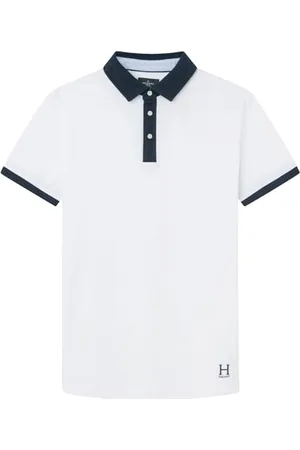 Hackett Męska koszulka polo Heritage H WVN Clr, biała (biała), S, , S