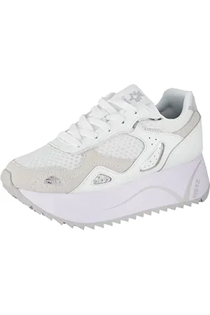 W6YZ Damskie buty Tessa W Oxford, biało-szare, rozm. 37, biało-szary, 37 eu