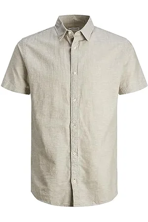 JACK & JONES Jjelinen Shirt Ss Sn Jnr, , 128