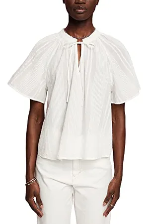 ESPRIT Edc by Damska 033CC1F306 bluzka, 110/OFF biała, S, , S