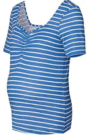 ESPRIT T-shirt z krótkim rękawem w paski, , L