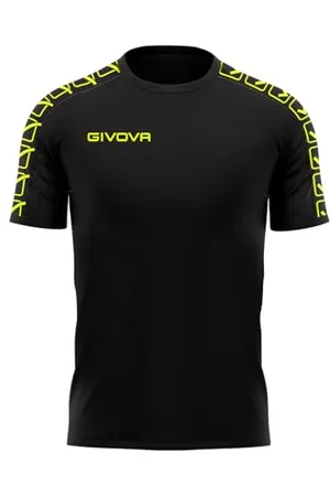 Givova Koszulka Poly Band Nero/Giallo Fluo TG. S, , S