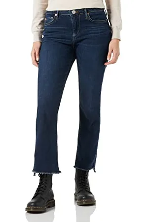 True Religion Damskie jeansy halowe, niebieskie, regularny, , 27W