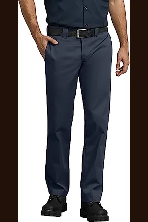 Dickies Męskie spodnie sportowe Slim Straight Work Pants granatowe, 44W x 32L, granatowy, 44W / 32L