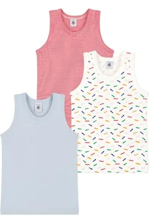 Petit Bateau 3 DEBARDES varian10A, , 10 lat
