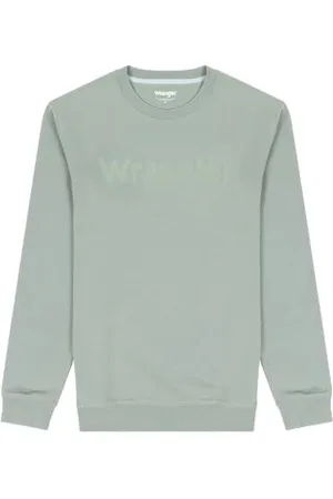 Wrangler Bluza męska Logo Crew Sweat, , M
