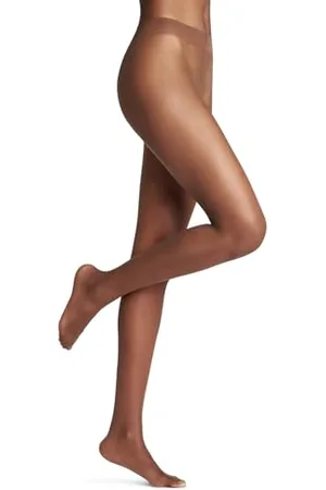 Falke Kobiety Rajstopy Shelina 12 DEN W Ti ultra transparentny przezroczyste jednokolorowe 1 Para, , M